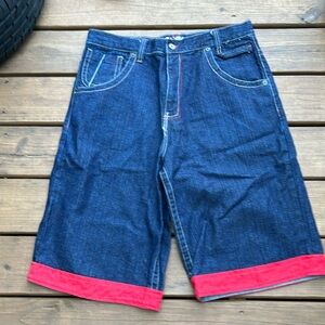 Raw Blue Denim Shorts (Las)